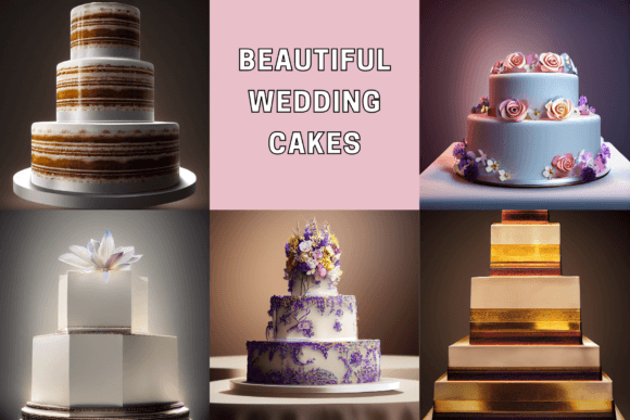 Beautiful Wedding Cakes: A Design Asset for Visual Storytelling
