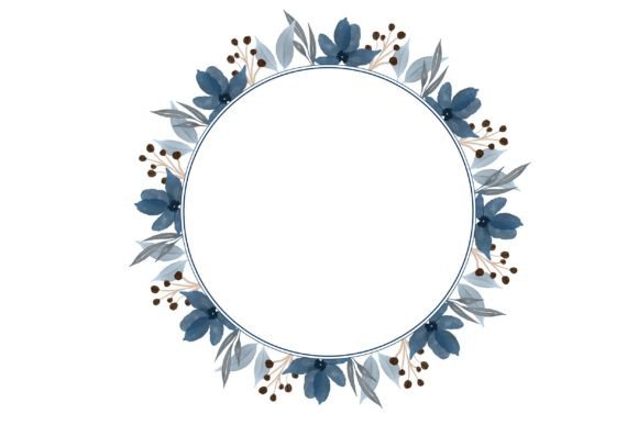 Blur Floral Frame for Wedding Card: A Versatile Design Asset