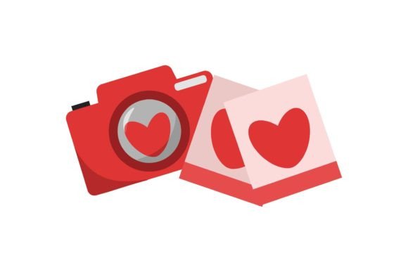 Elegant Wedding Camera Vector Art for Modern Design
