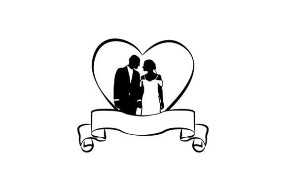Elegant Wedding Silhouette Design for Modern Projects