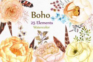 Elevate Designs with Hand-Painted Watercolor Florals