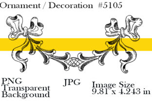 Ornament #5105: A Versatile Digital Asset for Elegant Design