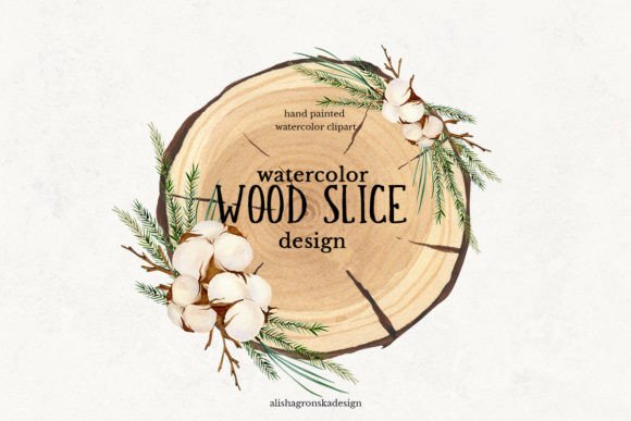 Transform Designs with Rustic Wood Slice Clipart