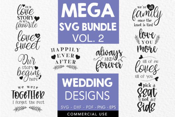 Wedding Designs SVG Bundle: Elevate Your Creative Projects