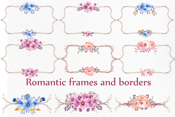 Wedding Flower Frame Clipart: Elevate Your Design Projects